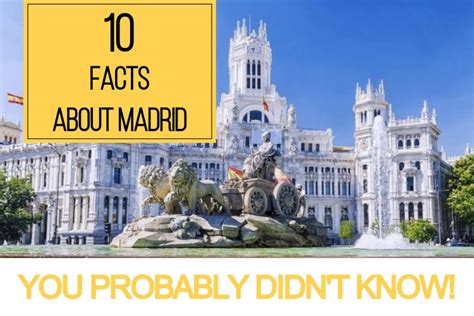 facts about madrid|50 Interesting Facts About Madrid: Unveiling the Spanish Capital.